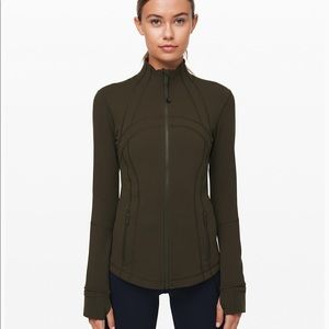 Lululemin Define Jacket Dark Olive Size 8